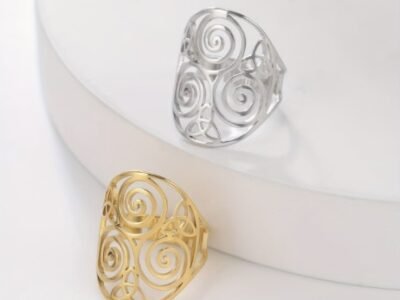 Anillo acero Trisquel